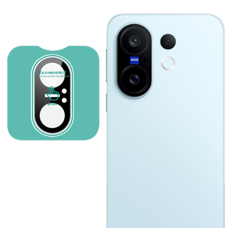 Lente protectora de cristal templado para el marco de posicionamiento automático Vivo X200 FE (versión en negro)