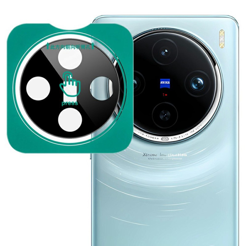 Lente protectora de cristal templado para el marco autoportante Vivo X100 Pro (versión en negro)