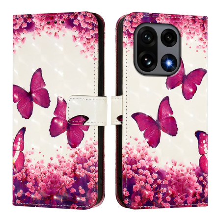 Funda Mariposa Rosa OnePlus 15