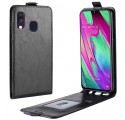 Funda plegable efecto piel para Samsung Galaxy A40