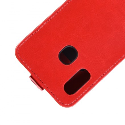 Funda plegable efecto piel para Samsung Galaxy A40