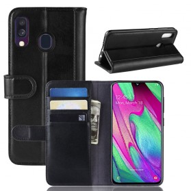Funda Samsung Galaxy A40 de cuero dividido