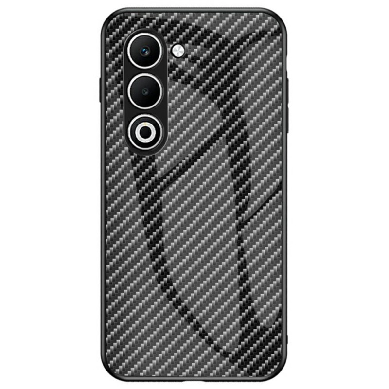 Oppo A5 5G Funda de cristal templado
 de fibra de carbono