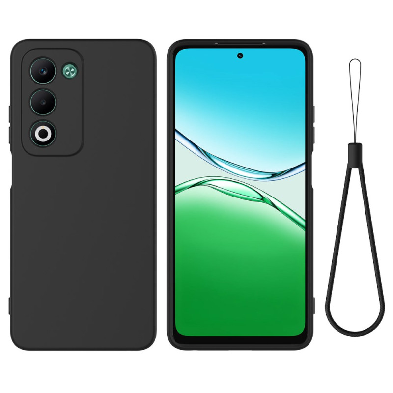 Oppo A5 5G / 4G Líquido Funda de silicona de cordón