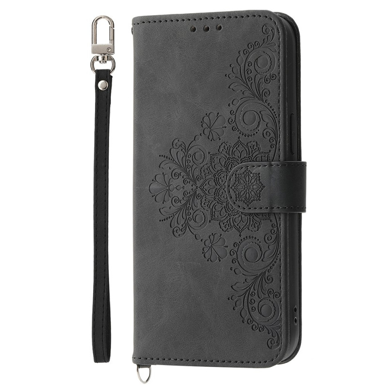 Oppo A5X 4G Diseño de encaje funda
 con correas