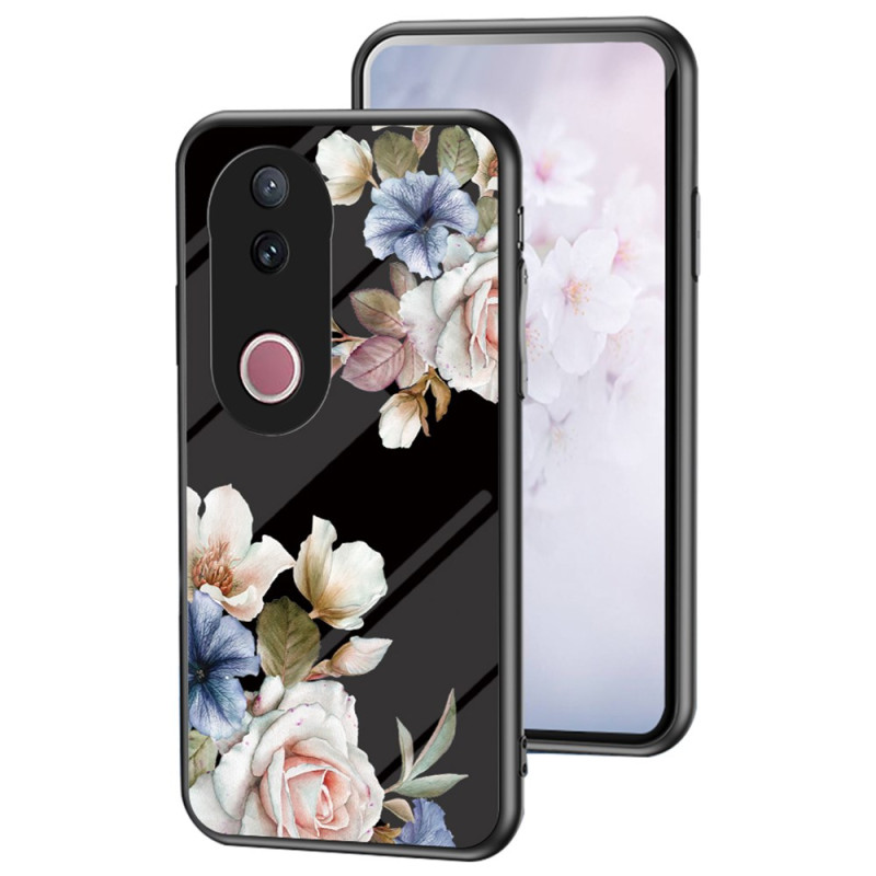 Vivo V50 5G Funda Cristal Templado Floral