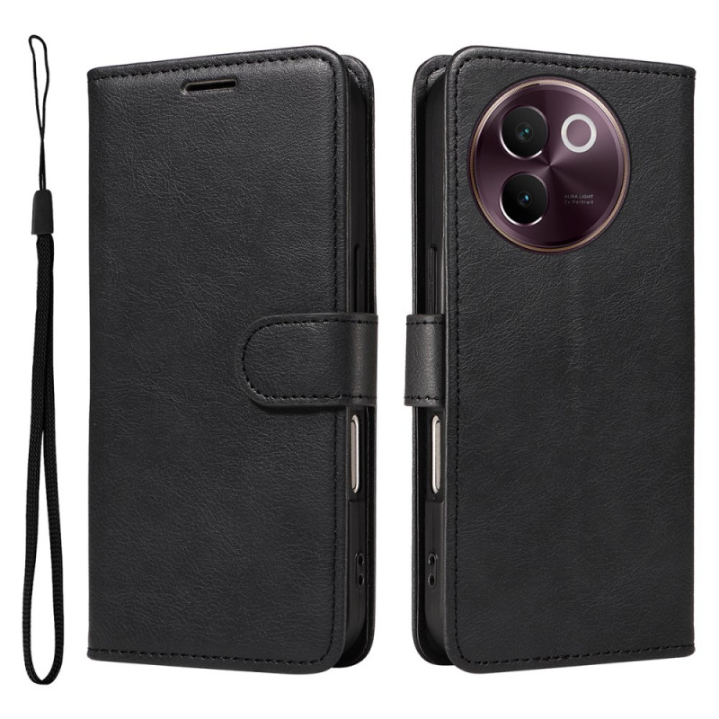 Funda Vivo V40 Lite 5G Efecto Cuero Liso