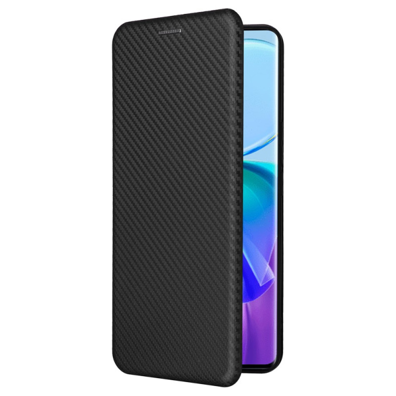 Flip Cover Vivo V29 Lite 5G Fibra de Carbono Textura