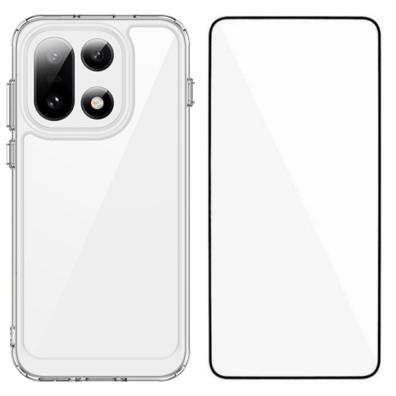 OnePlus 15 Funda fina transparente con protector de pantalla