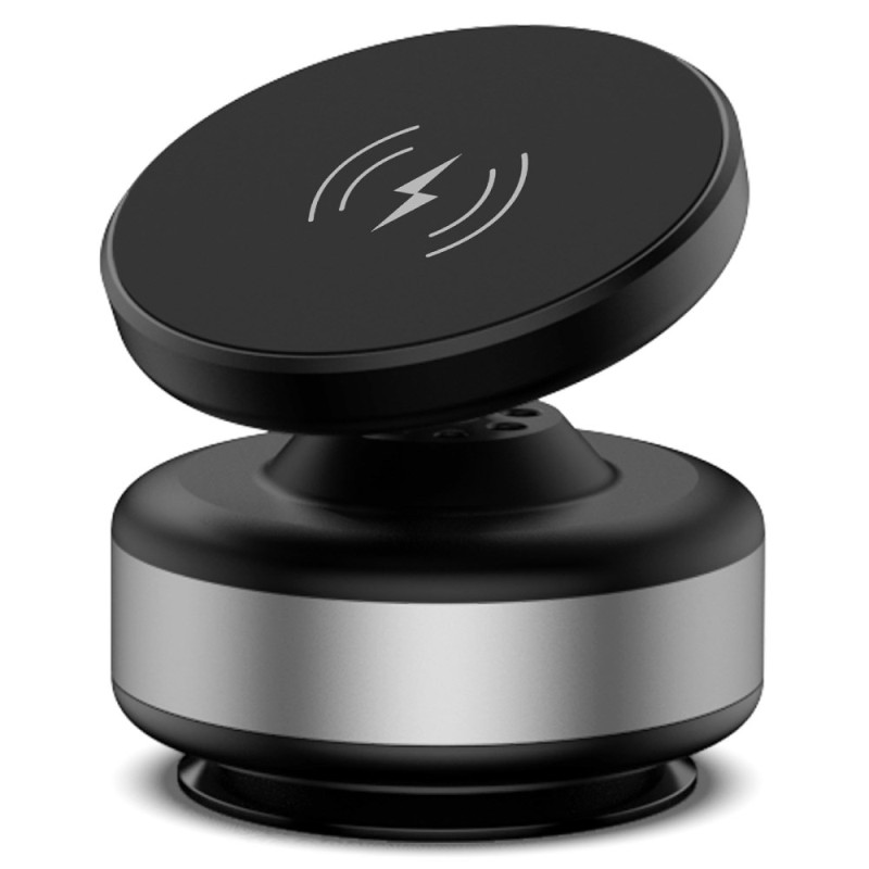 Soporte magnético para coche de 15 W y 360° de rotación (ventosa)
