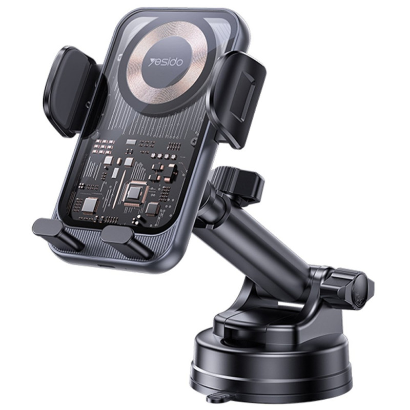 YESIDO 15W Ventosa Automática Soporte Coche