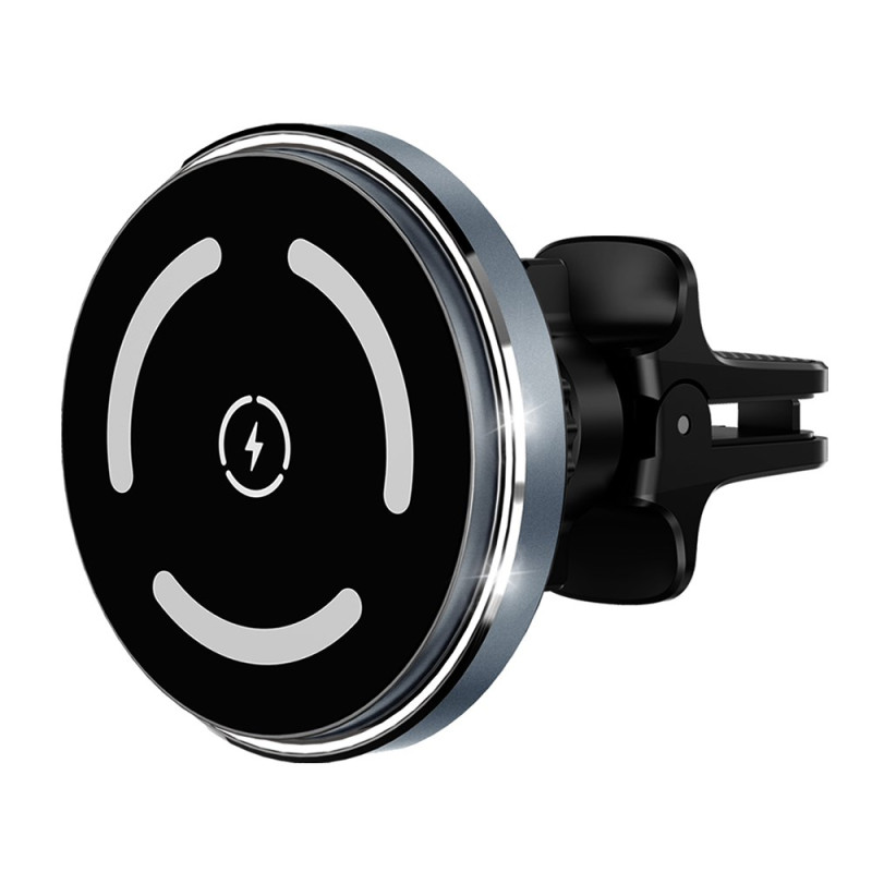 Soporte magnético para teléfono de 15 W con luz ambiental