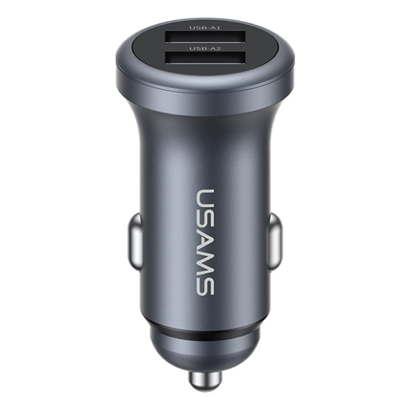 Doble USB 2.4A Mini Cargador de Coche USAMS