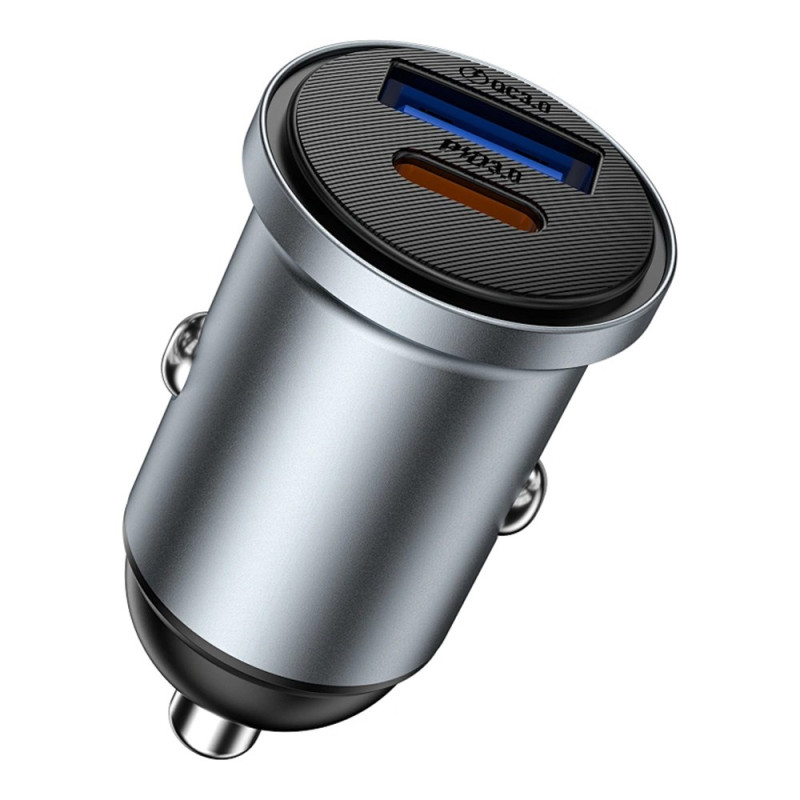 Cargador de coche de doble puerto USB-C/USB de 35W PPS WIWU