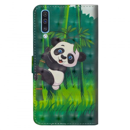 Funda Samsung Galaxy A70 Panda y Bamboo