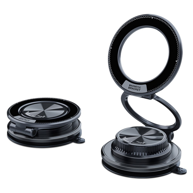 Soporte magnético plegable con ventosa para salpicadero