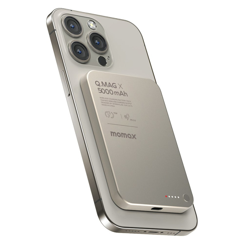Batería externa MagSafe 5000mAh MOMAX Q.MAG X