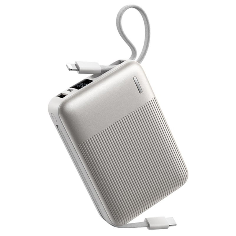 REMAX Batería externa 20000mAh 22.5W con cables integrados