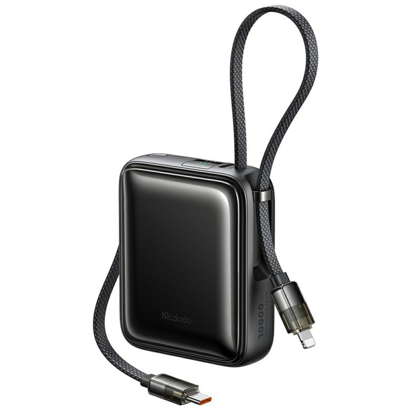 Mini Batería Externa 10000mAh 22,5W Cables Integrados MCDODO