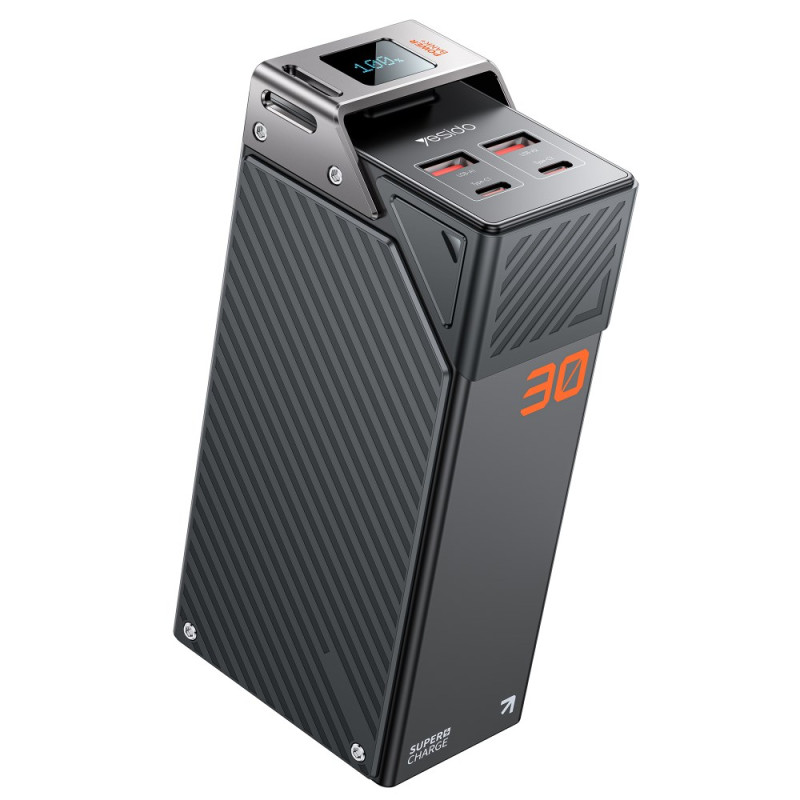 YESIDO 30000mAh Batería Externa Digital Quadri-Port