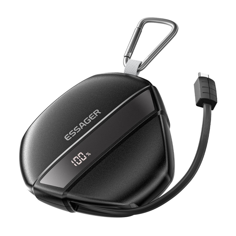 Batería externa 10000mAh 22,5W con cable retráctil ESSAGER