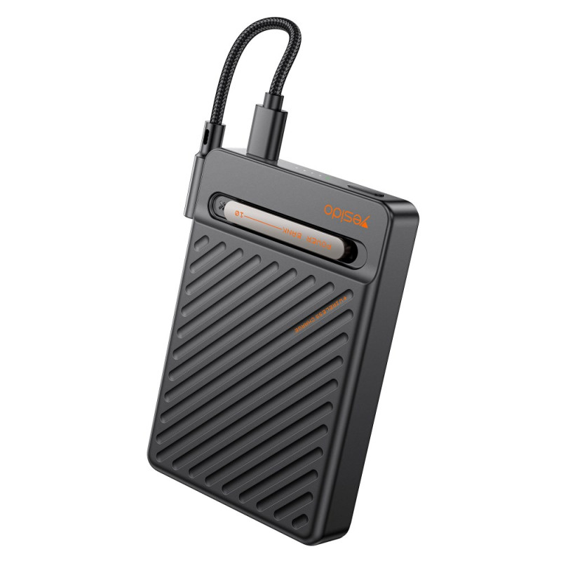 Batería magnética externa 10000mAh Cable y soporte integrados