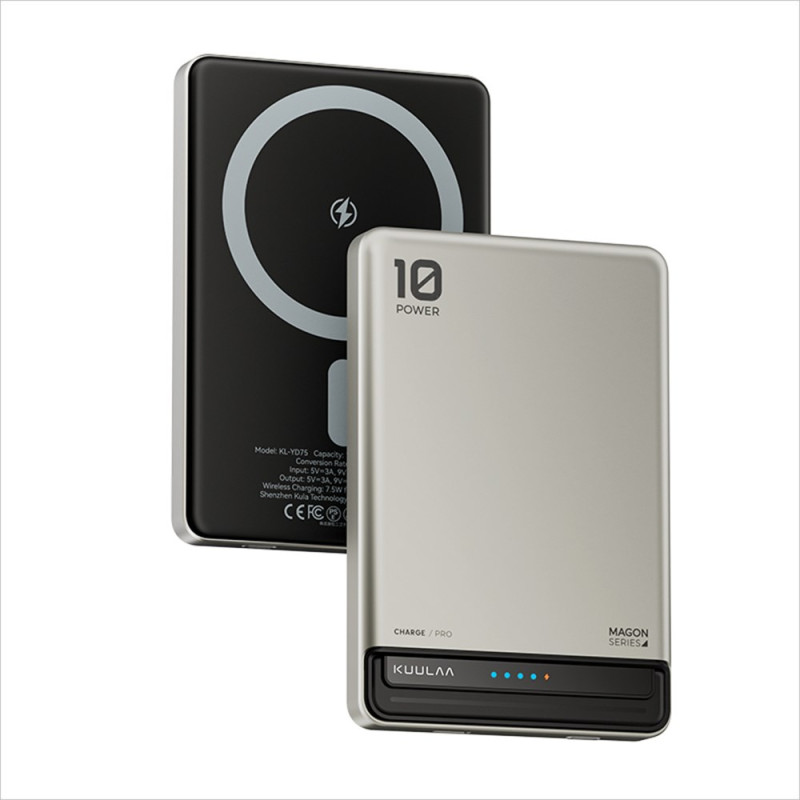 Batería externa magnética inalámbrica 10000mAh 15W KUULAA