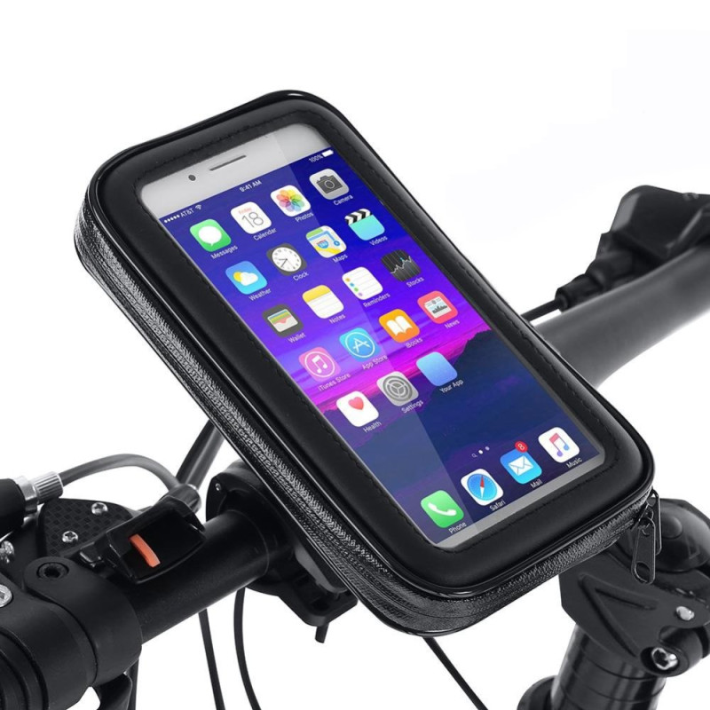 Soporte táctil impermeable XL (6,3") para teléfono de bicicleta