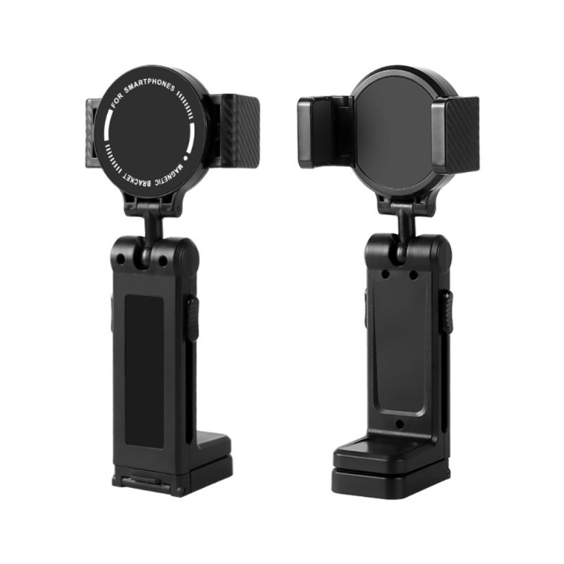 Soporte magnético plegable para aviones con brazo de fijación