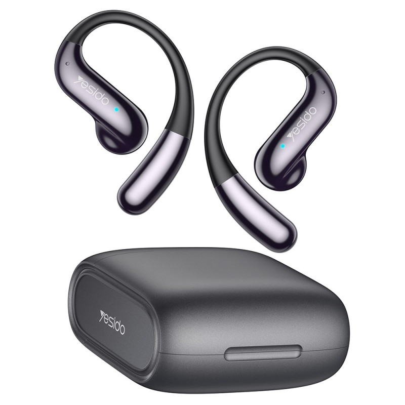 YESIDO OWS Auriculares Bluetooth Sport Business de diseño abierto con reducción de ruido ENC