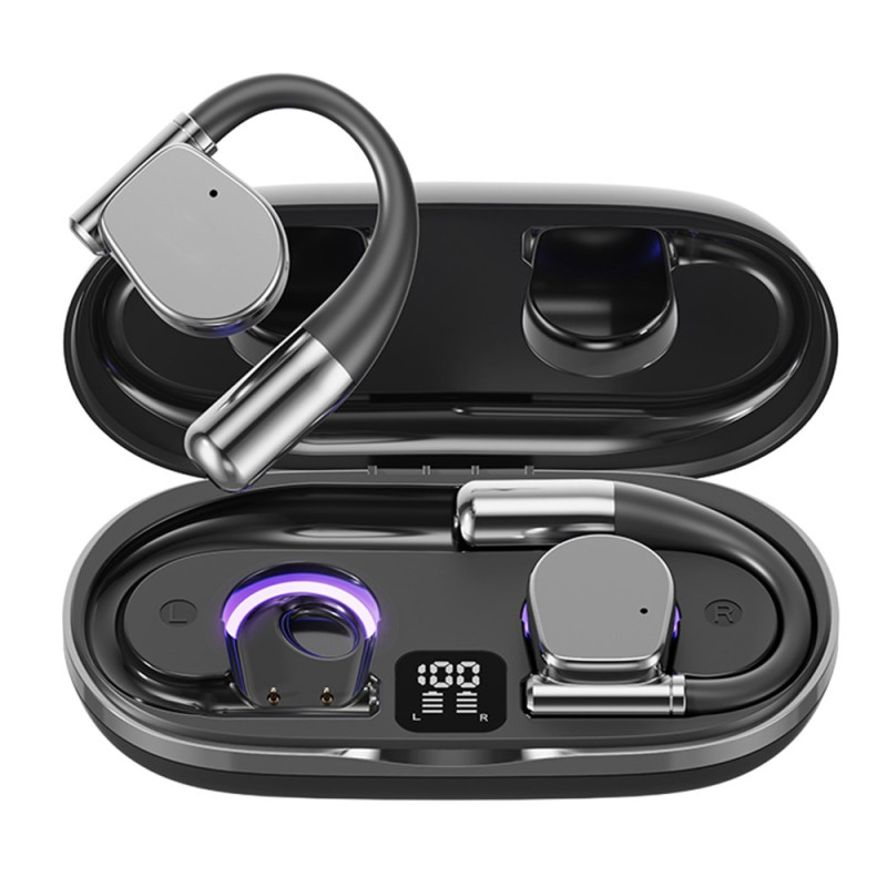 Auricular inalámbrico Bluetooth 5.4 de conducción abierta con reducción de ruido