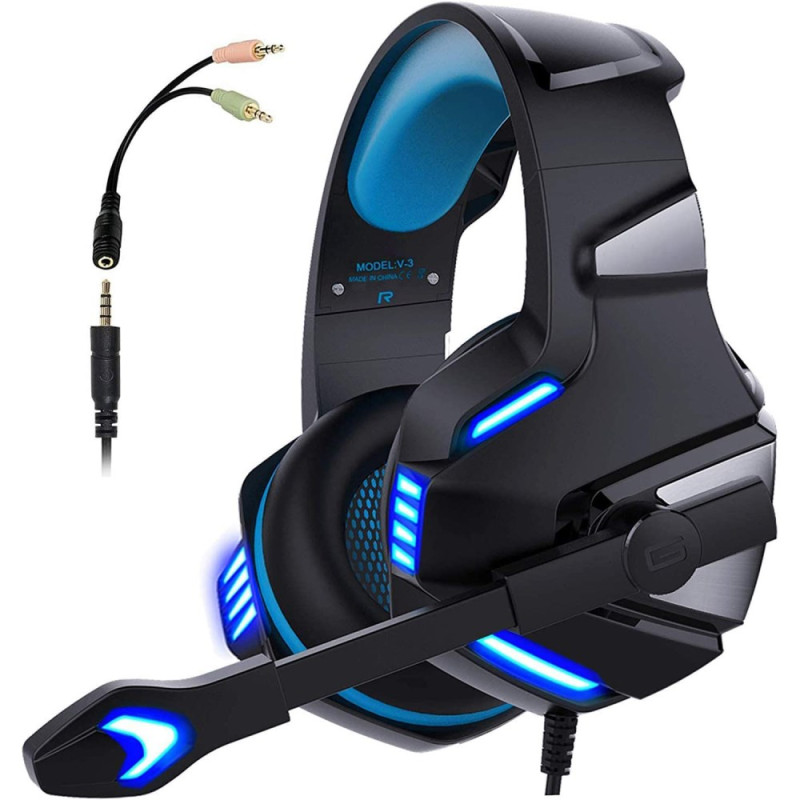 Auriculares Gaming con cable para PS4/PS5 con iluminación LED KOTION CADA UNO