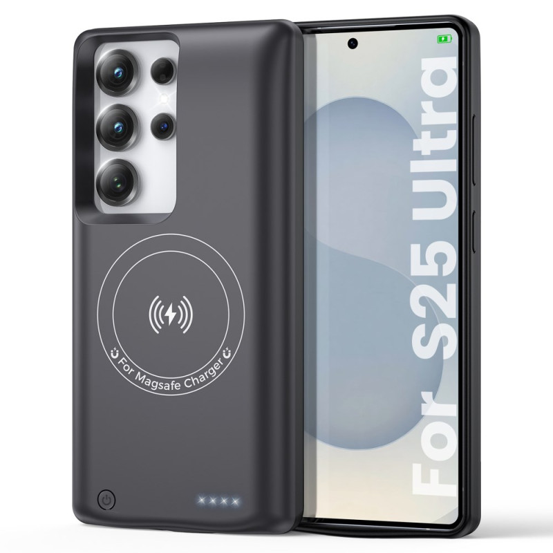 Funda con batería de 10000mAh para Samsung Galaxy S25 Ultra Charger con fijación magnética