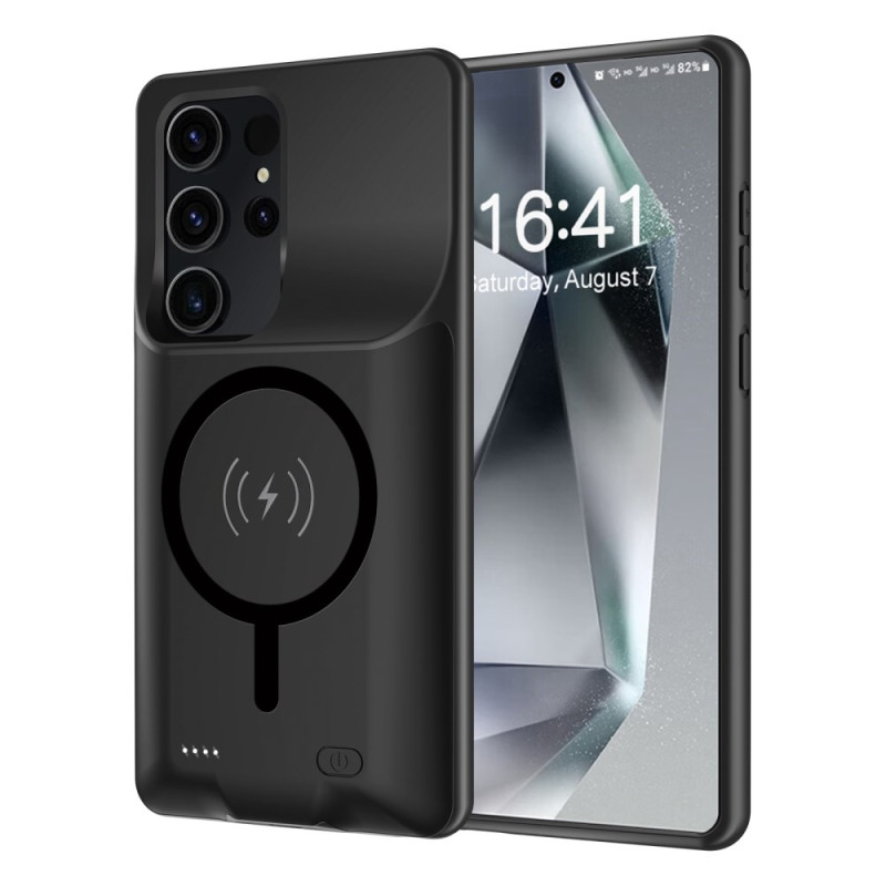 Funda
 con batería de 10000mAh para Samsung Galaxy S25 Ultra Cargador externo con fijación magnética