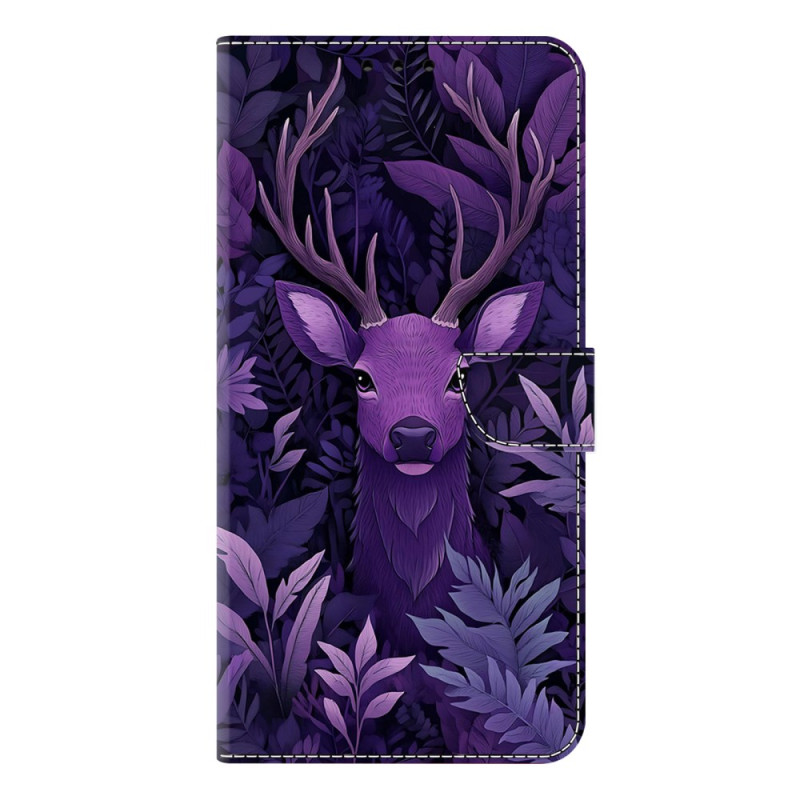 Samsung Galaxy S26 Plus Funda Estampado Ciervo Morado