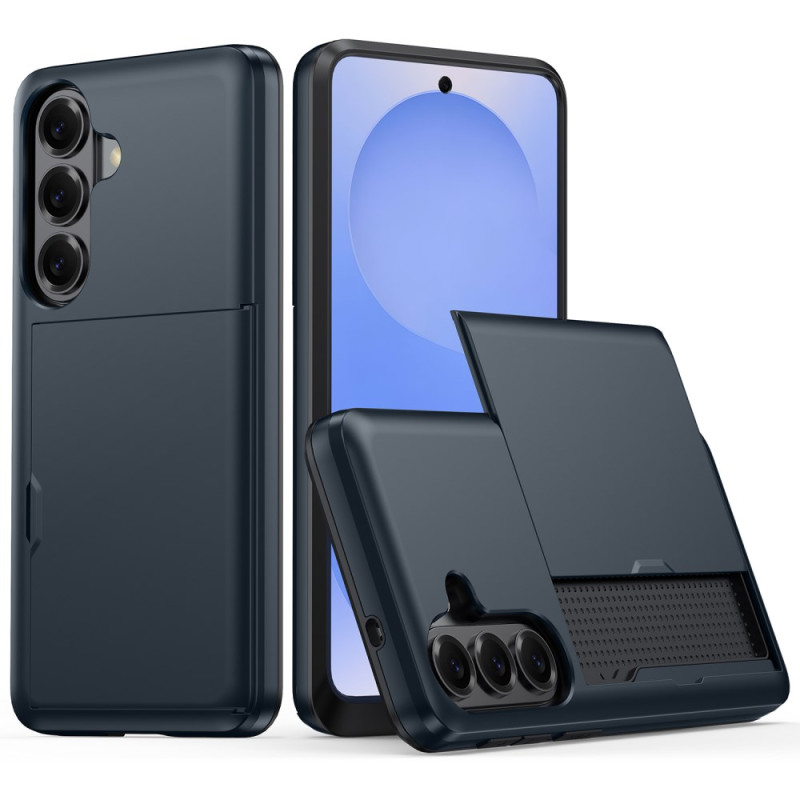 Samsung Galaxy S26 Card Funda Efecto Metal