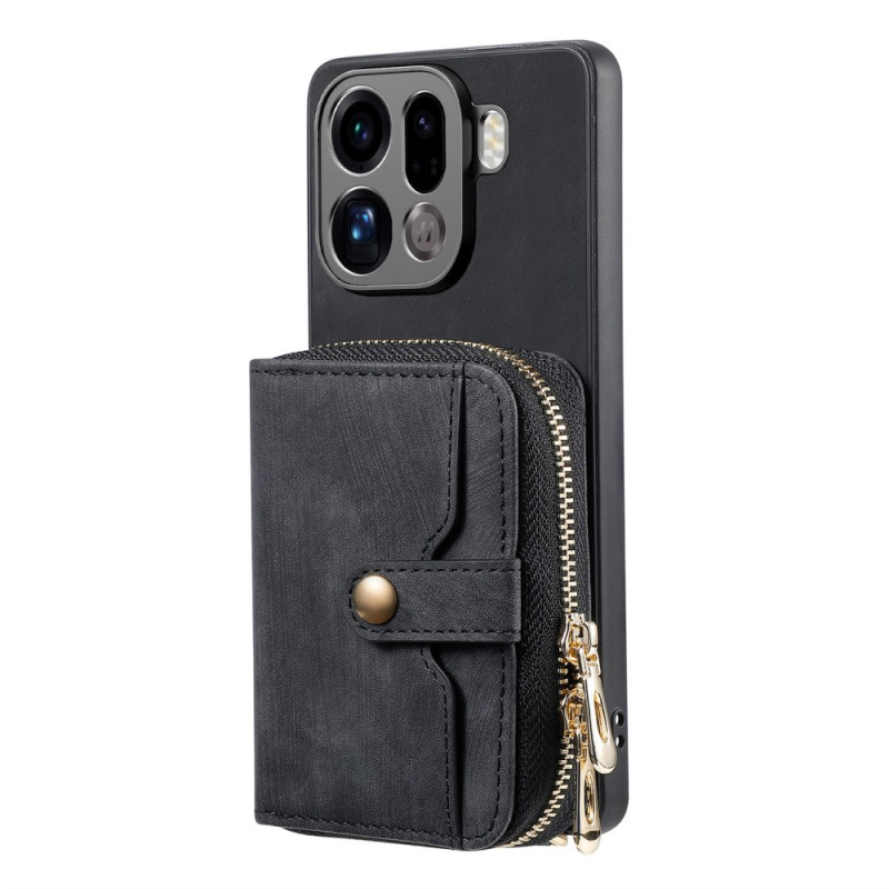 Funda Oppo Find X9 Pro 5G Tarjetero con cremallera y bandolera