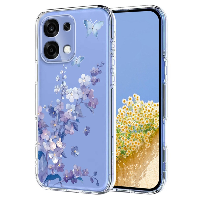 Funda para Oppo A6 Pro 5G Diseño Floral Mariposa