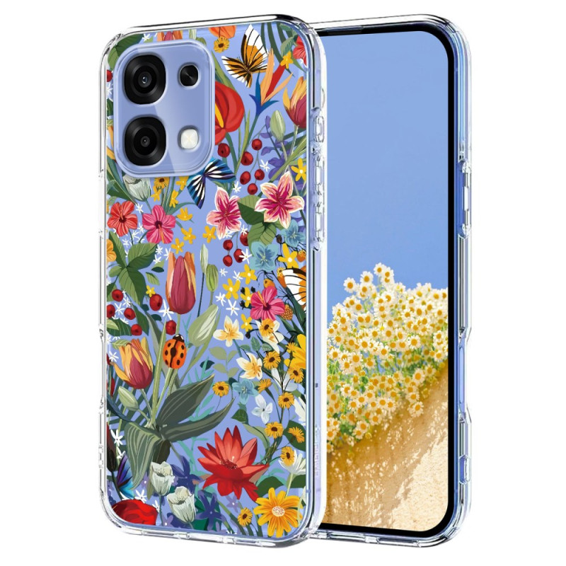 Funda para Oppo A6 Pro 5G Diseño Floral Mariposa