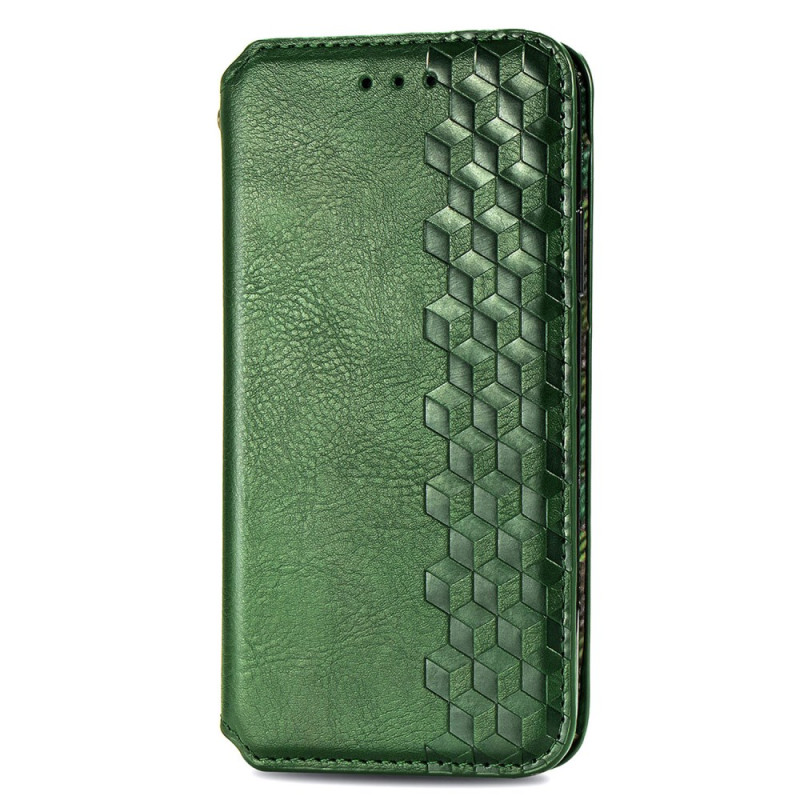 Flip Cover Oppo A6 Pro 5G Efecto Gamuza Losanges