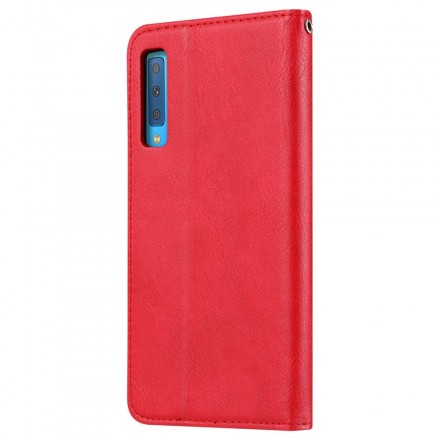 Funda Flip Cover Samsung Galaxy A70 Leatherette Card Funda