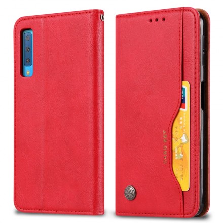 Funda Flip Cover Samsung Galaxy A70 Leatherette Card Funda