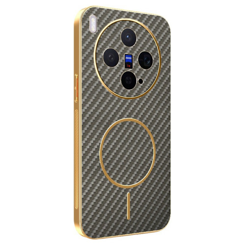 Vivo X300 Funda con textura de fibra de carbono