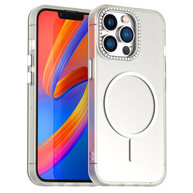 Funda iPhone 13 Pro MagSafe Lens Frame Strass