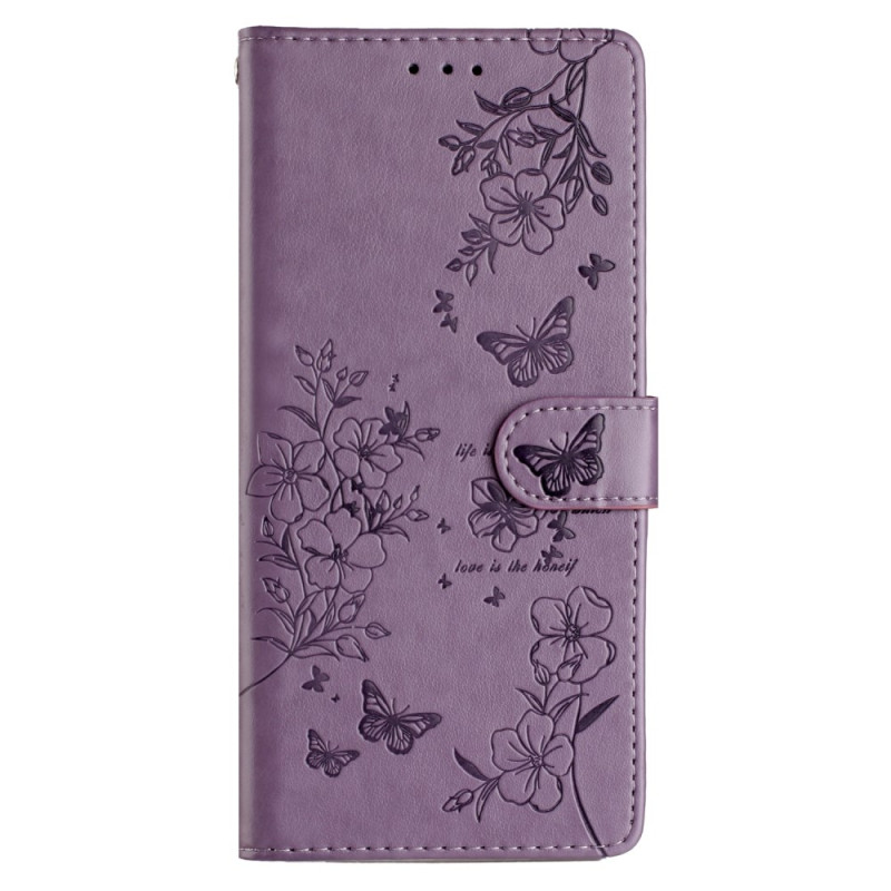 Funda iPhone 13 Pro Diseño Floral Mariposa
