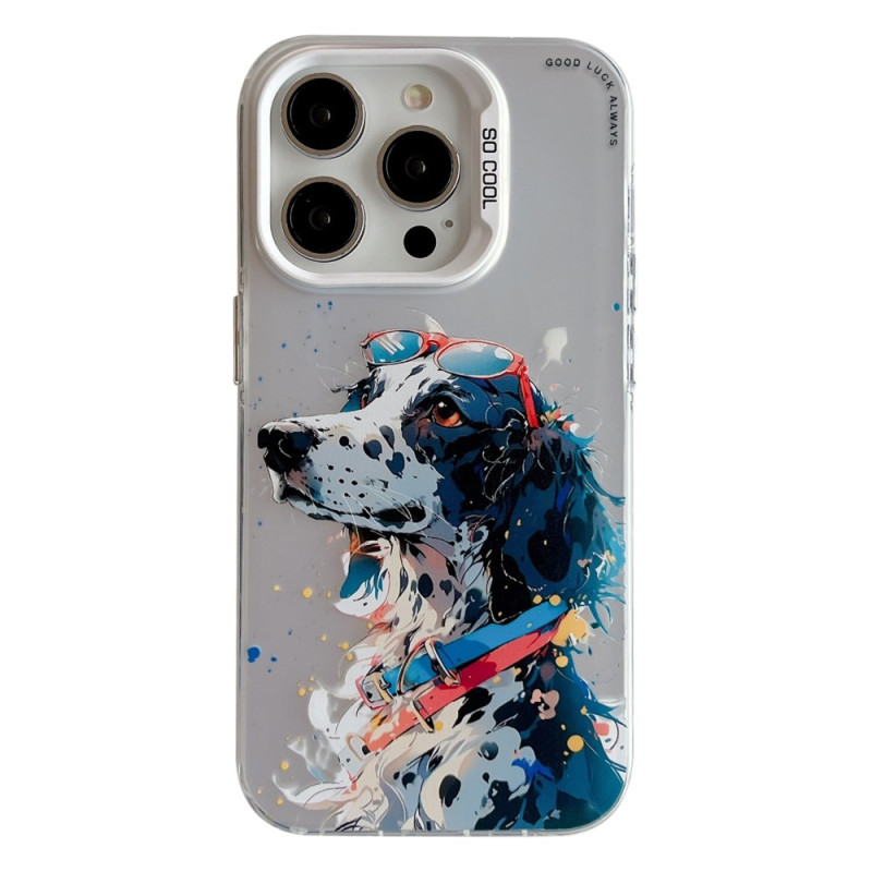 Funda iPhone 13 Pro Perro Manchado Graffiti Animal