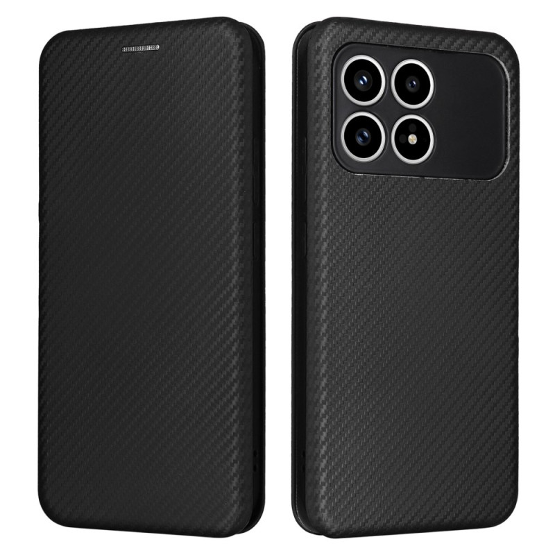 Flip Cover Poco F8 Pro Fibra de Carbono