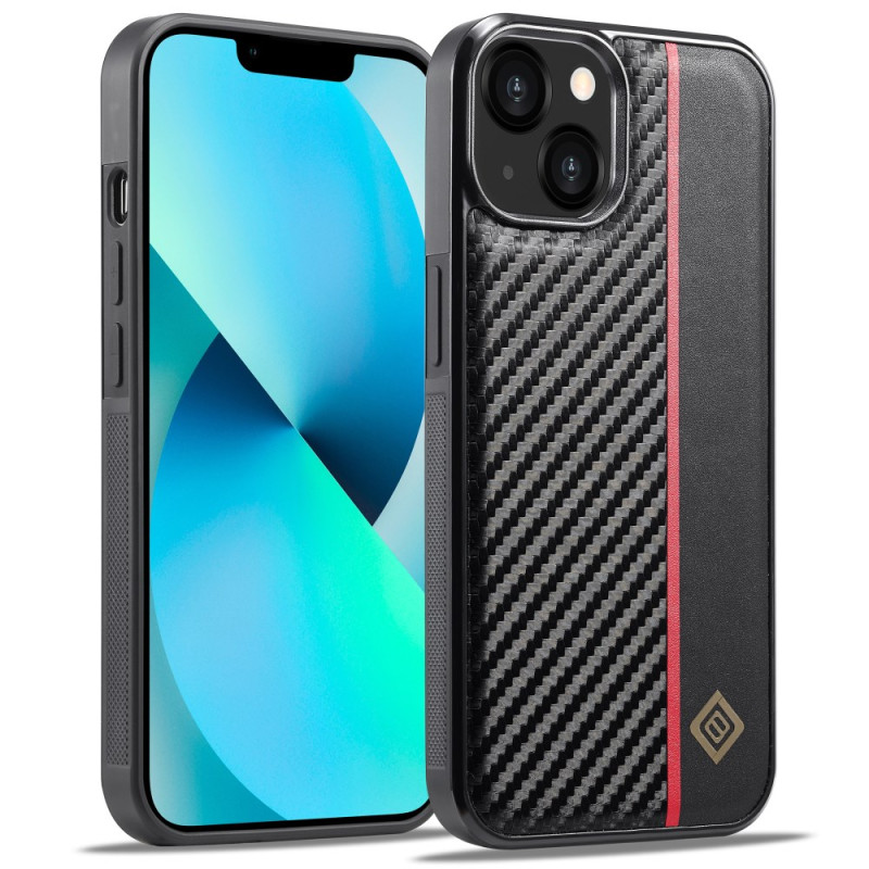 Funda de fibra de carbono para iPhone 13 Mini LC.IMEEKE