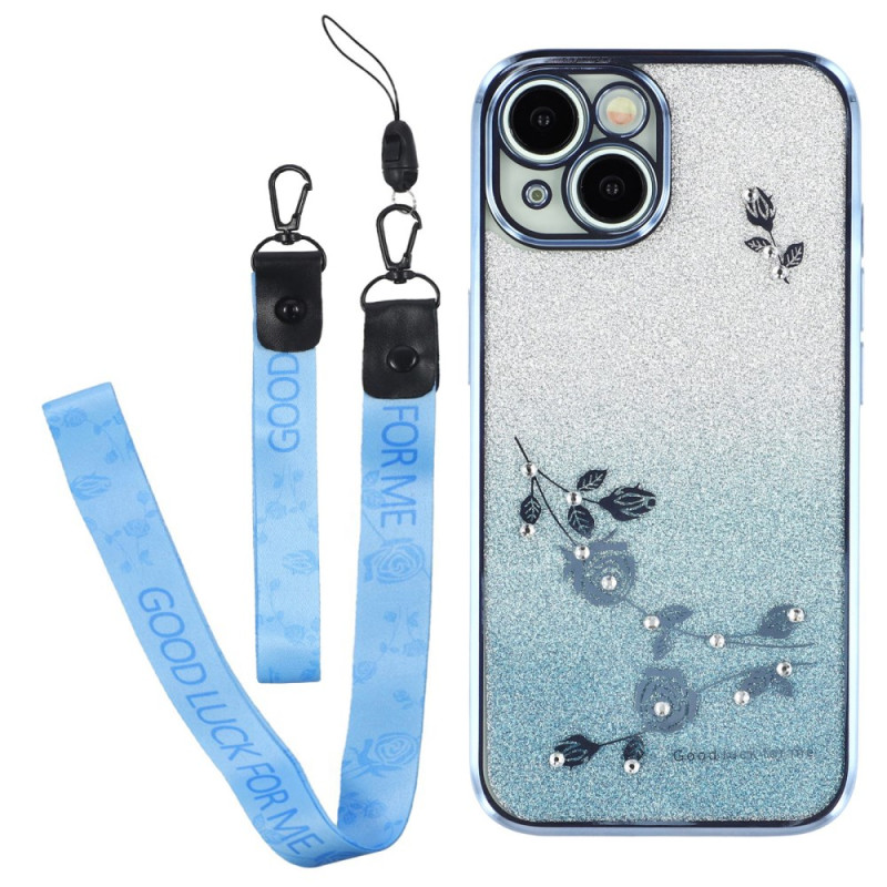 Funda de strass y correas para iPhone 13 Mini