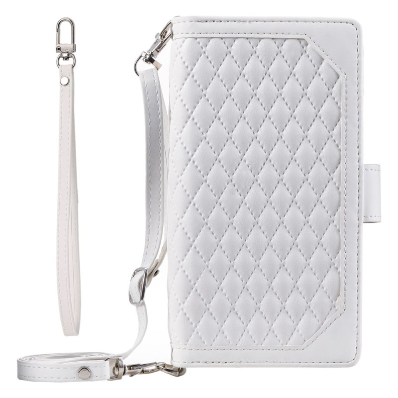 Funda para iPhone 13 Mini Cartera acolchada con correas